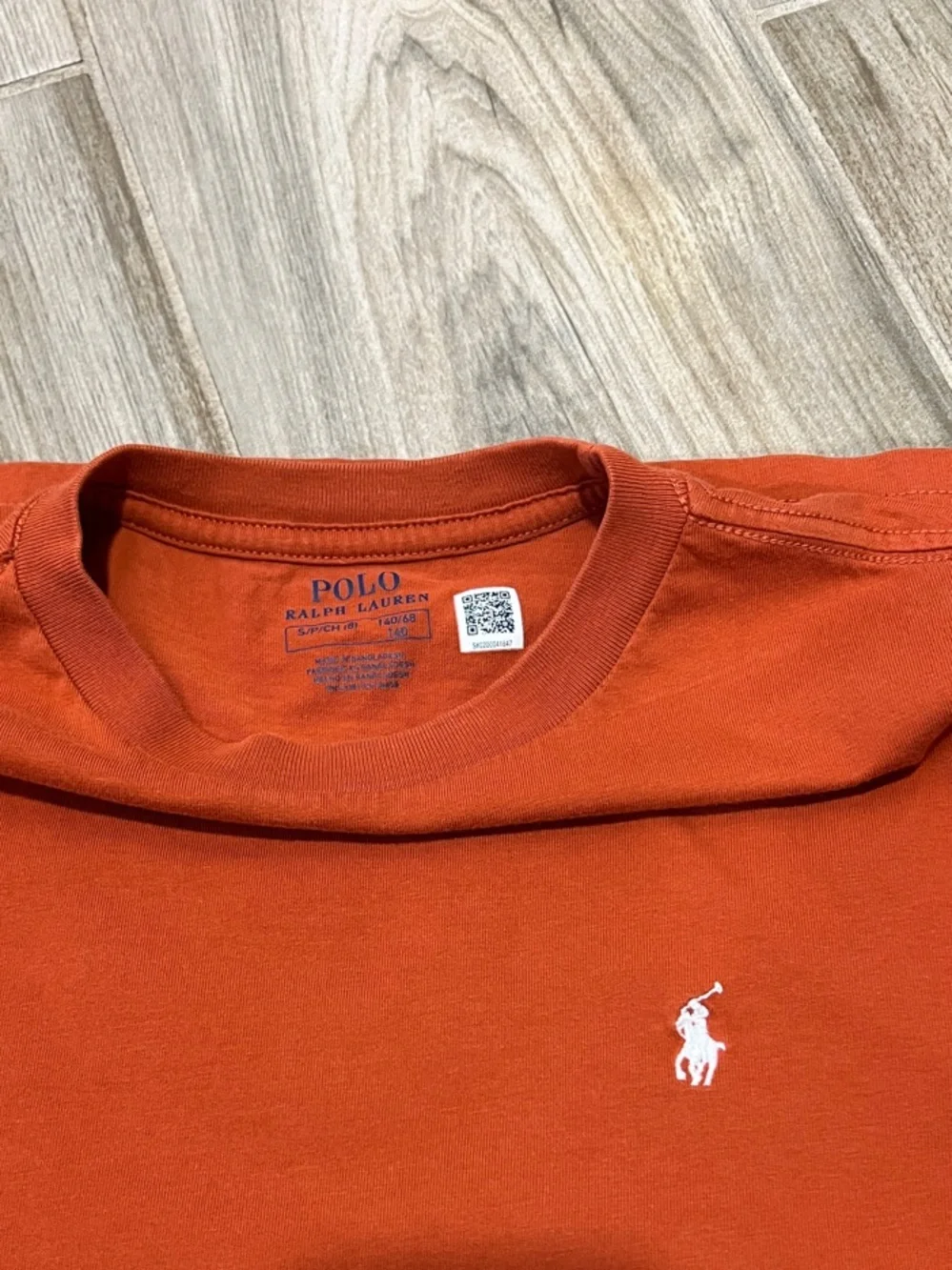 Ralph Lauren Kids Short Sleeve Tees in Rust Orange and Dark Brown